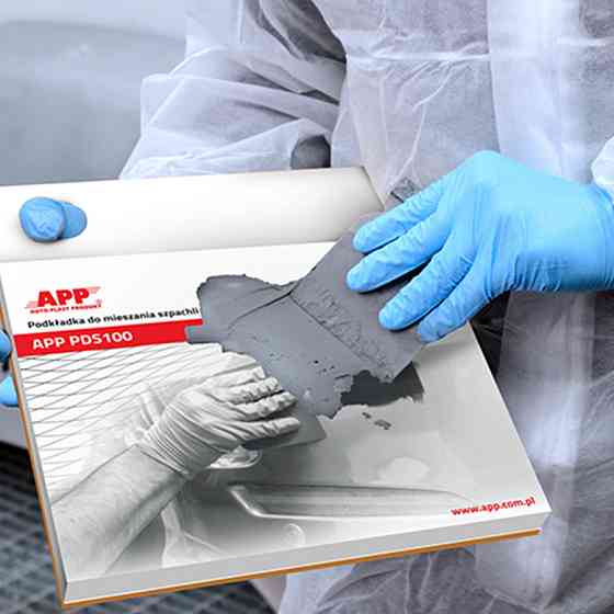 Підклад для змішування шпаклівок (100 листів) "PDS100" 245х215мм APP, 250009 Київ