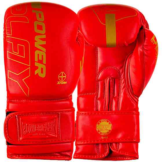 Боксерські рукавиці PowerPlay 3089 Alpha Червоні 16 унцій Кам'янське