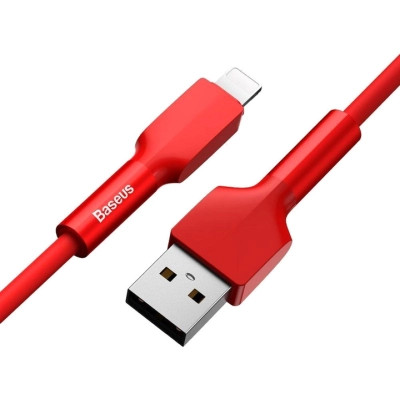 Дата кабель USB 2.0 AM to Lightning 1.0m red Baseus (CALGJ-09) Вінниця - фото 2