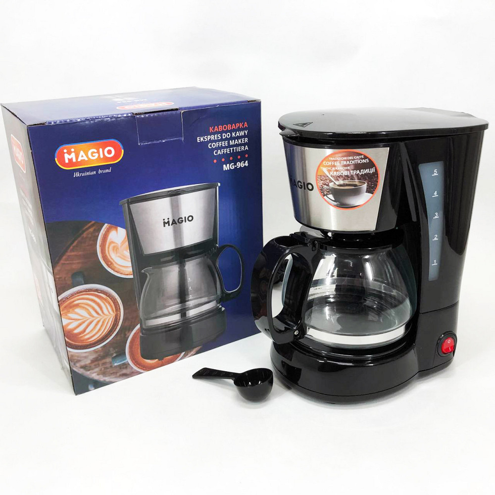 Апарат для кави для дому, Кавовий апарат, Електрокавоварка кави Кавоварка на дві чашки VO-92 Львів - фото 15