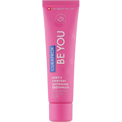 Зубная паста Curaprox Be You Отбеливающая Со вкусом арбуза с ментоловыми шариками 60 мл (7612412429497) Винница - изображение 1