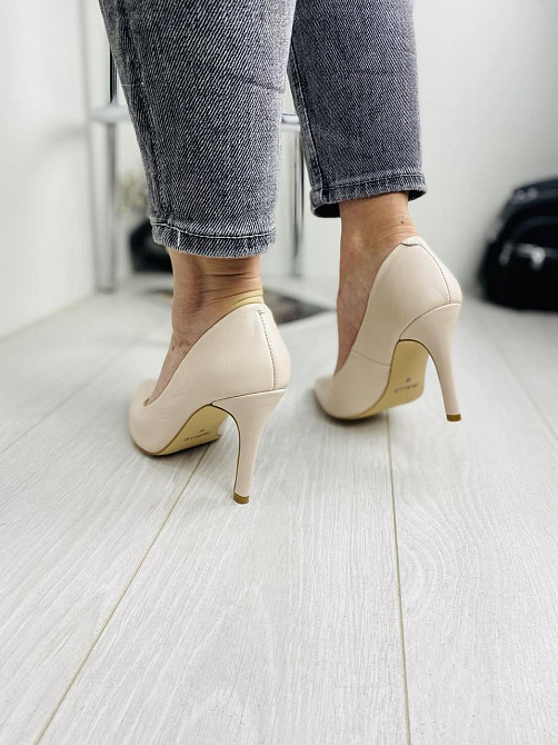 Nivelle Туфлі жіночі NIVELLE бежеві натуральна шкіра каблук 10см 40р (1826/91-9535) Коломия - фото 3