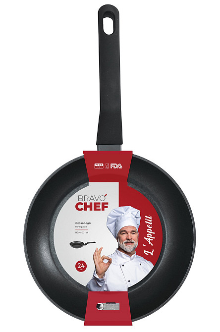 Сковорода Bravo Chef L'Appetit, 24 см (6909314) Київ - фото 4
