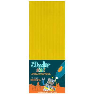 Стрижень для 3D-ручки 3Doodler Start жовті 24 шт (3DS-ECO04-YELLOW-24) Вінниця - фото 2
