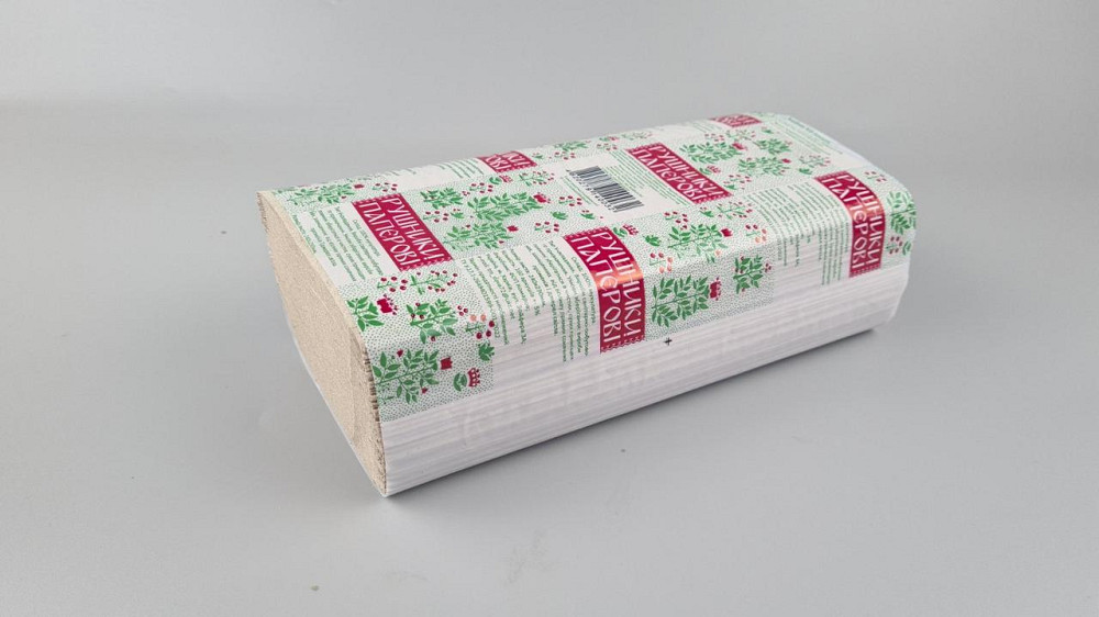 Бумажное полотенце V/V серое(160листов)   (1 пачка) Харьков - изображение 1