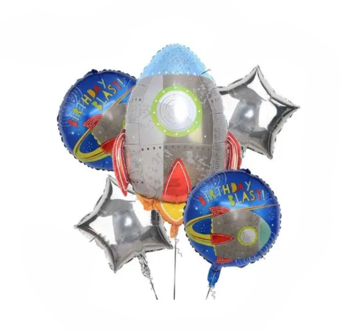 Набор шаров Космос для мальчика 5 штук one size разноцветный Киев - изображение 1