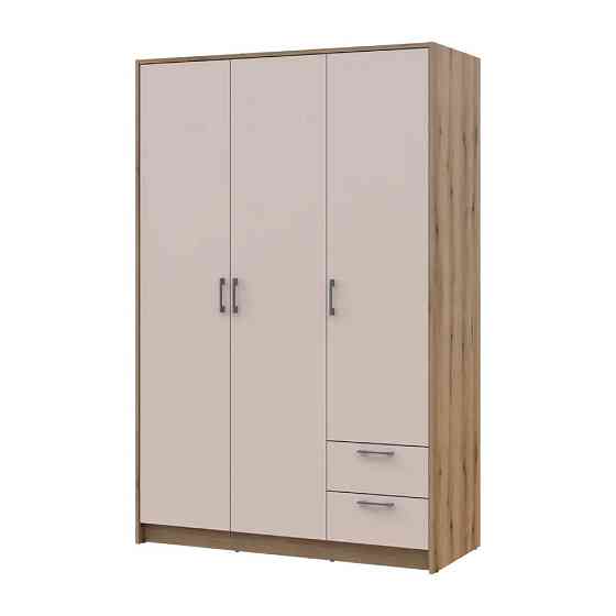 Шкаф для одежды Doros Ронди Дуб Артизан/Кашемир 3ДСП 121х52х195 DRS-011661 (80737815) Львов