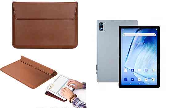 Чохол-конверт VitoCase для Cubot Tab 30, з функцією підставки для планшета Коричневий Київ