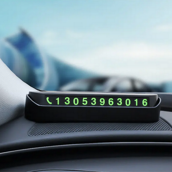 Автовізитка з номером телефону висувна TV50082 SBR Київ