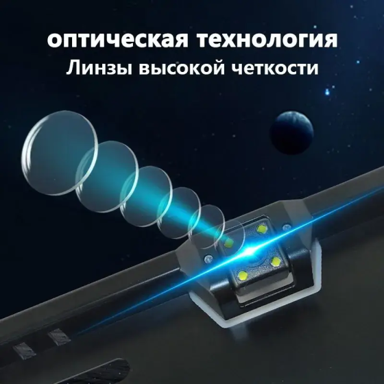 Рамка з камерою заднього огляду +16 LED (14 х 55 см) Вінниця