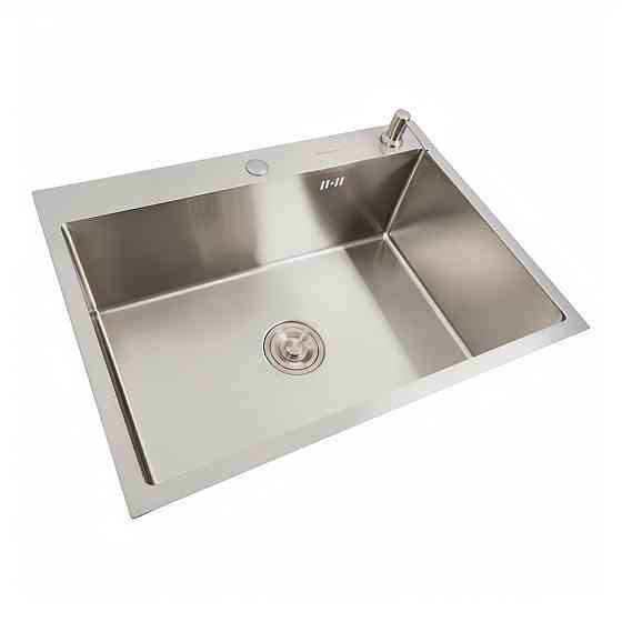 VALESO Кухонна мийка VALESO Handmade 70*50 нержавійка (сифон круглий, 3,0/0,8) Київ