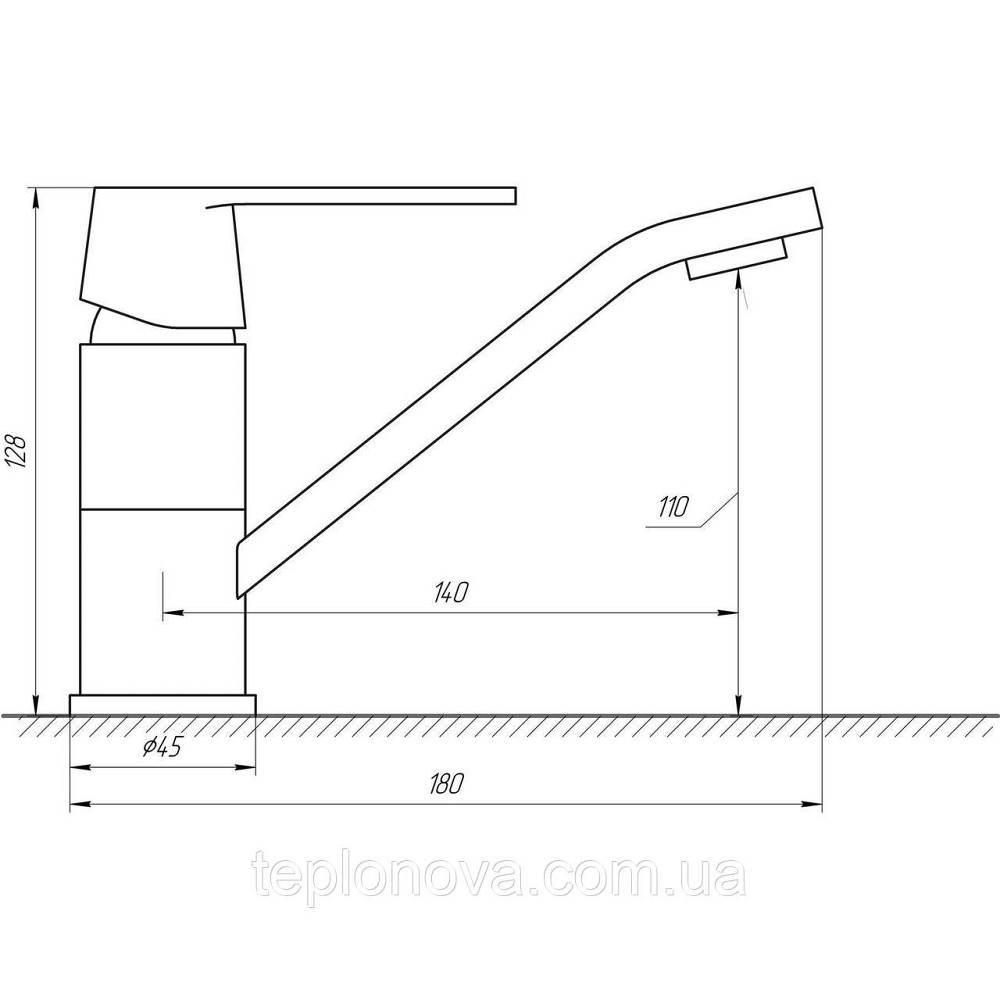 Змішувач для умивальника Globus Lux Laguna GLA-0203MQ-7-WHITE Чернівці - фото 5