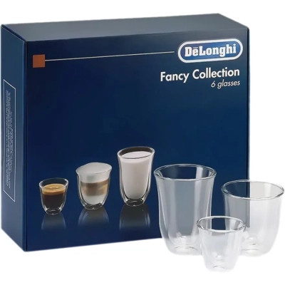 Набор стаканов DeLonghi DLSC302 Mix 90/270/330 мл 6 шт (5513284451) Винница - изображение 2