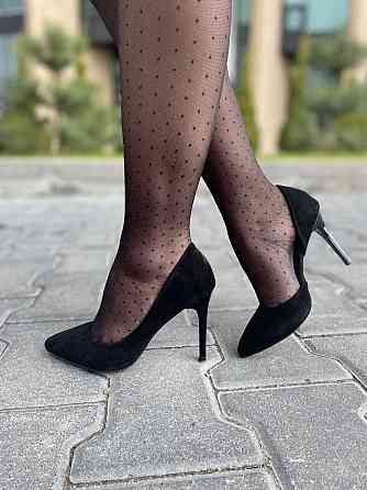 Туфлі жіночі SEE SEVEN чорні натуральна замша 35р. каблук 10 см (3538) Коломыя