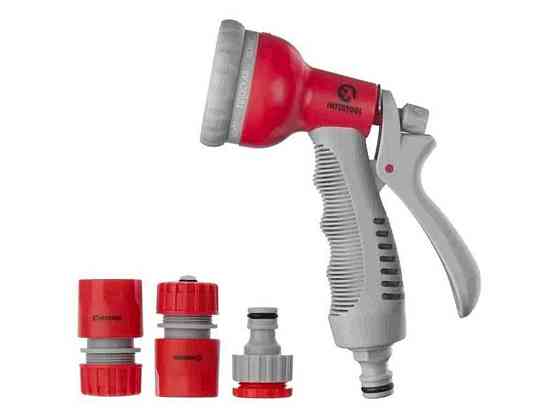Пистолет-распылитель для полива 8-ми функций, ABS, PP, TPR GE-0002 ТМ INTERTOOL Киев