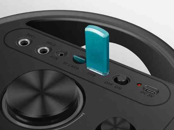 Портативна bluetooth колонка з підсвічуванням і караоке SVEN (PS-720) 80 Вт Нововолинськ