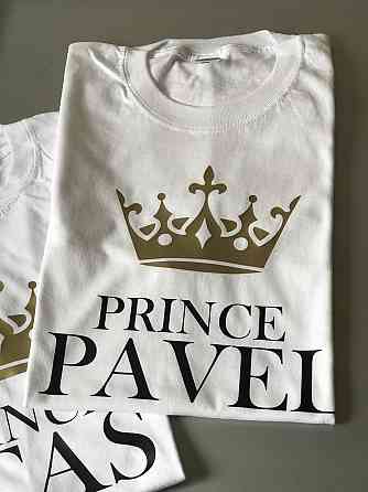 Футболки в стилі Family look для мами, тата та дитини — KING/QUEEN/PRINCE/PRINCESS Чернівці