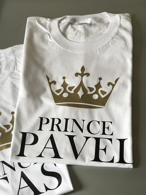 Футболки в стилі Family look для мами, тата та дитини — KING/QUEEN/PRINCE/PRINCESS Чернівці - фото 2