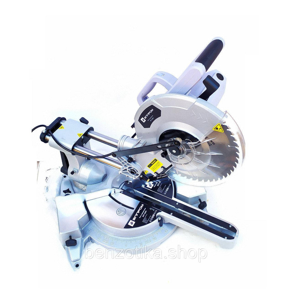 Пила торцювальна Елпром ЕПТ-255П (255 мм, 2200 Вт, з протяжкою, лазер) Київ - фото 6