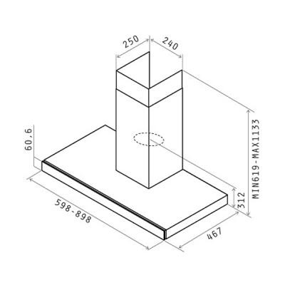 Витяжка кухонна Elica JOY BLIX/A/90 Вінниця - фото 2