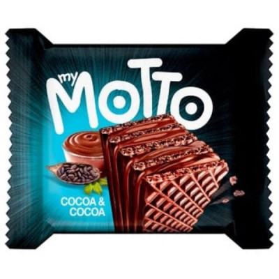 Вафлі MyMotto Подвійне какао 34 г (3800205871705) Вінниця - фото 1