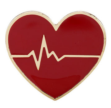 Брошка оригінальна для одягу Серце Київ - фото 1