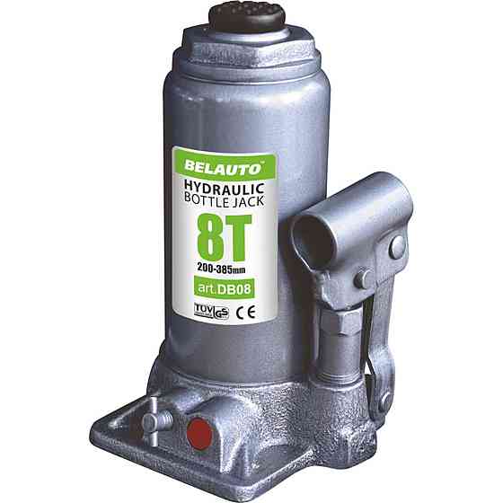 Домкрат гідравлічний пляшковий БелАвто 8т 200-385мм Киев