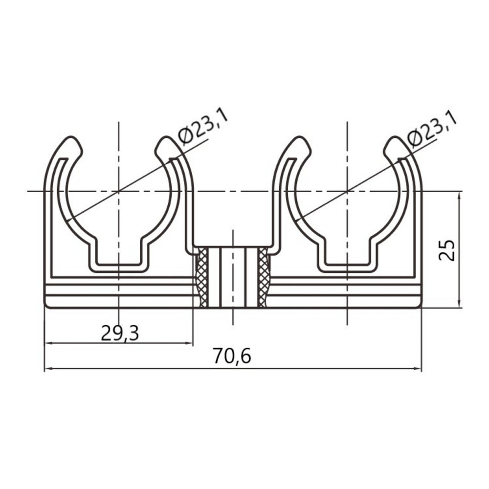Кріплення PPR Thermo Alliance 20 подвійне Київ - фото 2