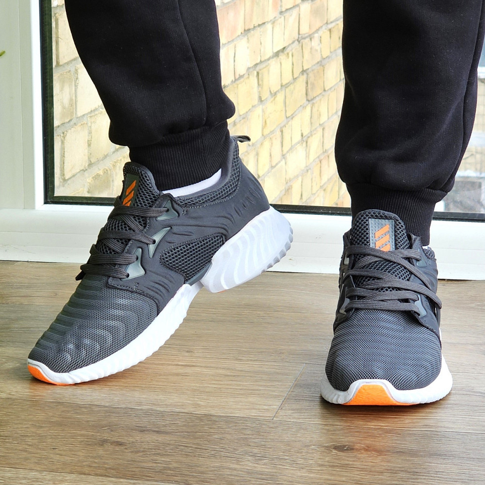 Кросівки Чоловічі Adidas Alphabounce Сірі Адідас (розміри: 42,43,44,45) Відео Огляд Дніпро - фото 8