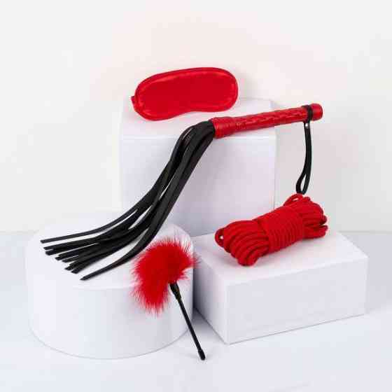 Набор Passion BDSM Leather Set, Red Sex Aura Киев