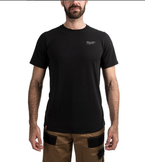 Футболка MILWAUKEE HTSSBL-XL, легка з коротким рукавом, чорна, (розмір XL) Одесса - изображение 1