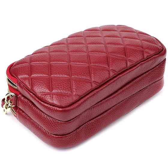 Сумка на три відділення для жінок з натуральної шкіри Vintage 22889 Київ