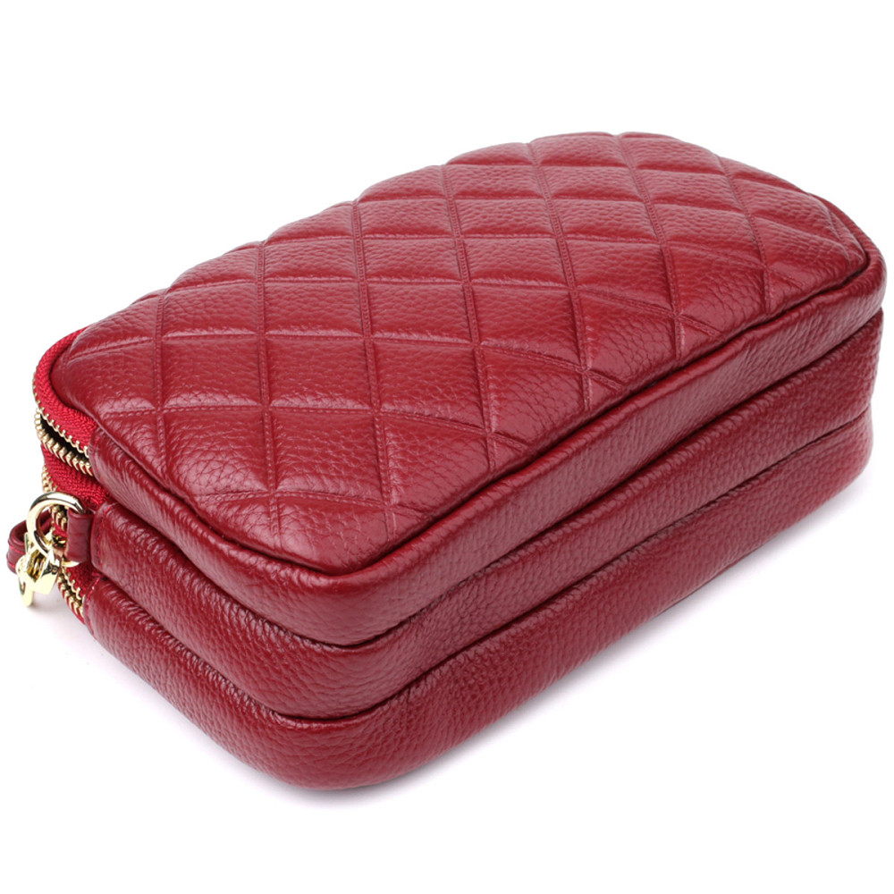 Сумка на три відділення для жінок з натуральної шкіри Vintage 22889 Київ - фото 6