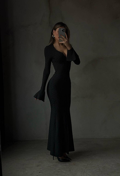 Женское элегантное, притягательное макси платье турецкое ангоро Одесса - изображение 8