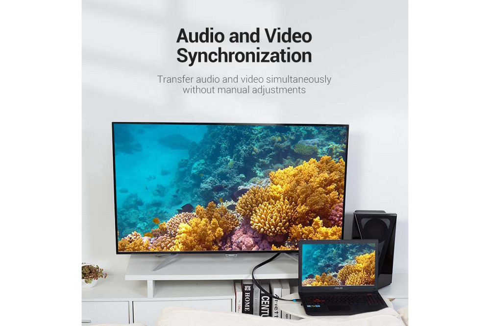 Плоский HDMI-кабель Vention 1.5 м, черный Киев - изображение 6