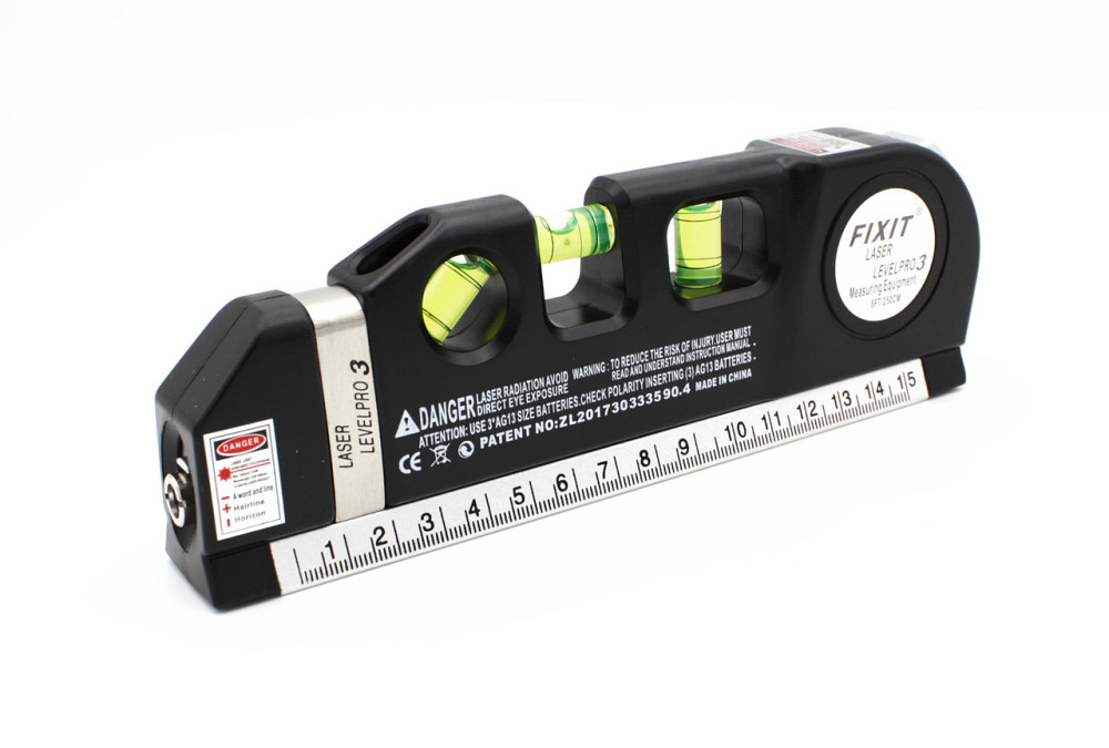 Лазерний рівень з вбудованим рулеткою LEVELPR03 LASER 7124 Дніпро - фото 4