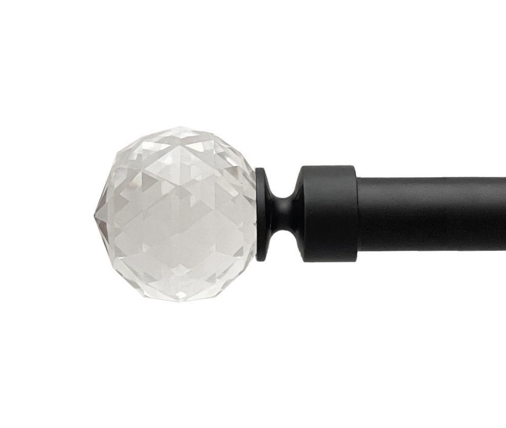 Карниз Orvit Люміера металевий дворядний техно гладка труба кільце металеве Чорний Оксамит 25\19 мм 300 см (00-00025515) Львів - фото 2