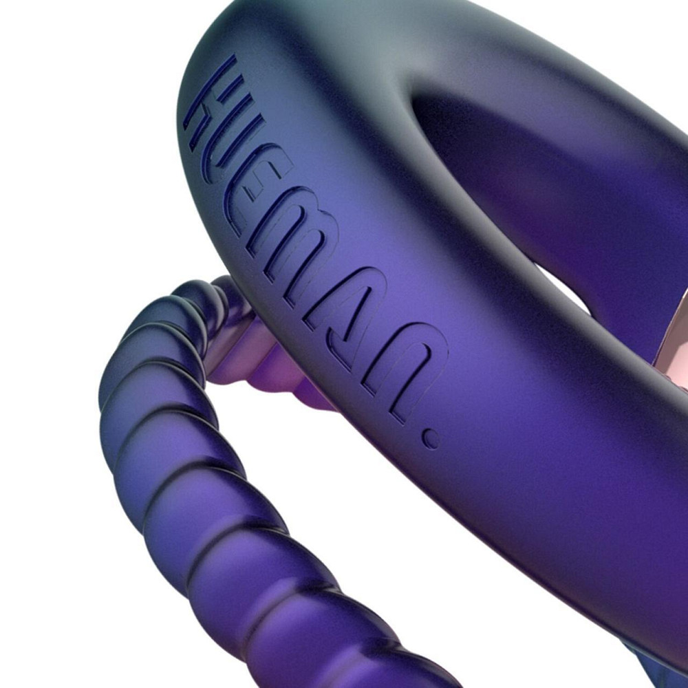 Ерекційне віброкільце Hueman - Jupiter Vibrating Cock and Ball Ring Sex Aura Київ - фото 4