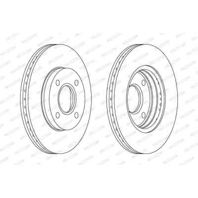 Гальмівний диск FERODO DDF1072 Вінниця