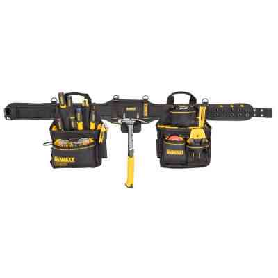 Сумка для інструмента DeWALT PRO з поясом та скобою для молотка, 2 шт., 25 кишень (DWST40603-1) Вінниця
