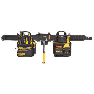 Сумка для інструмента DeWALT PRO з поясом та скобою для молотка, 2 шт., 25 кишень (DWST40603-1) Вінниця - фото 3