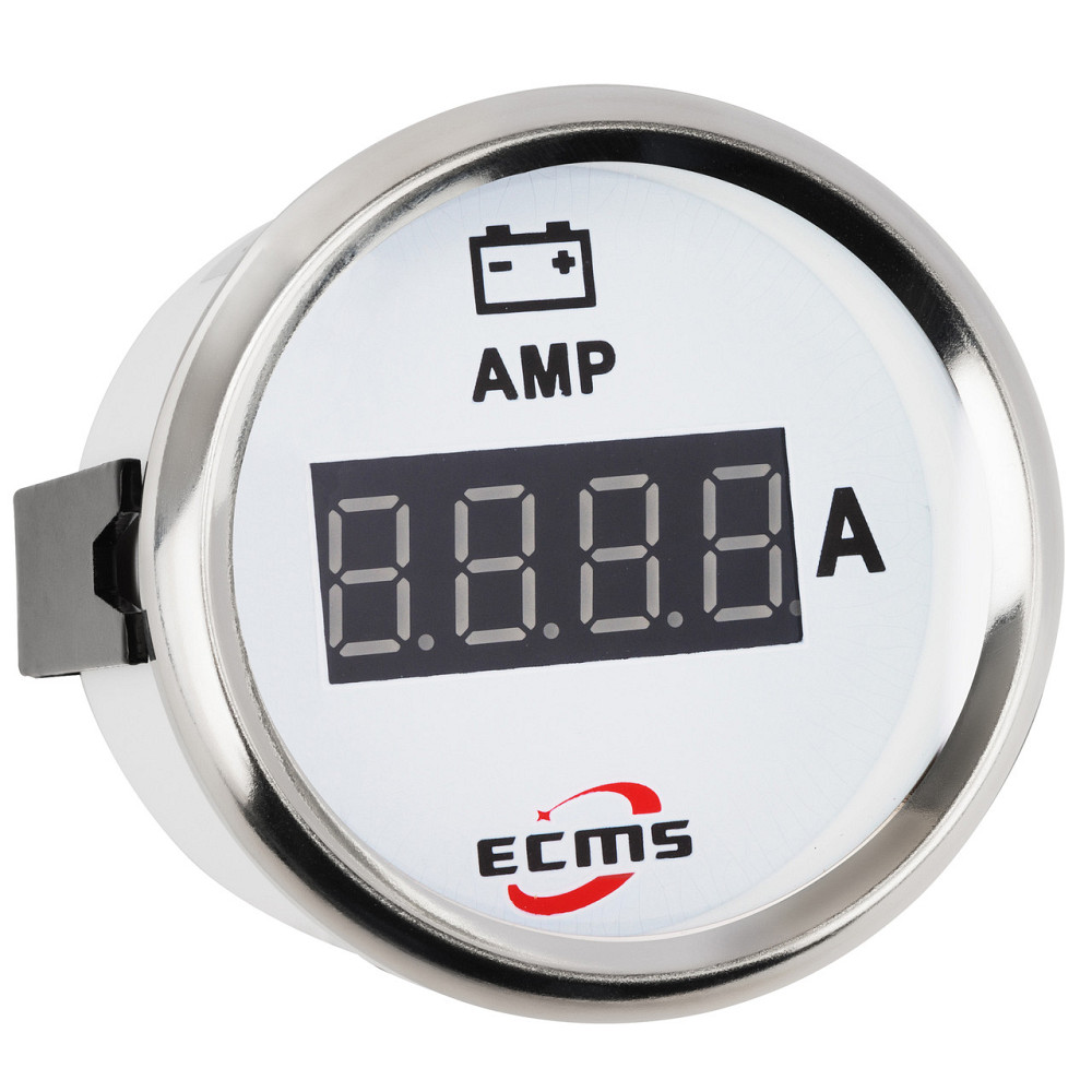 Цифровой амперметр ECMS PEA-WS±150A диаметр 52мм белый 800-00166 Черкассы - изображение 1