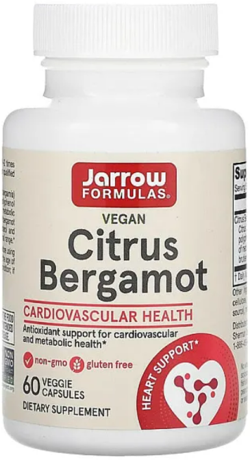 Бергамот Jarrow Formulas Citrus Bergamot 500мг 60 капсул Київ - фото 1