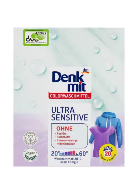 Порошок для прання Denkmit Color Ultra Sensitive 20 прань Львів - фото 1