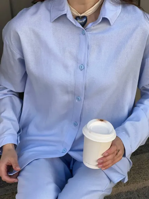 Стильный женский костюм изо льна - удобный комплект на теплое время года. Одесса - изображение 11