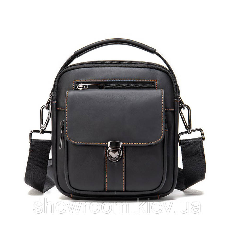 Чоловіча сумка з натуральної шкіри Leather Collection (5049) Київ - фото 1