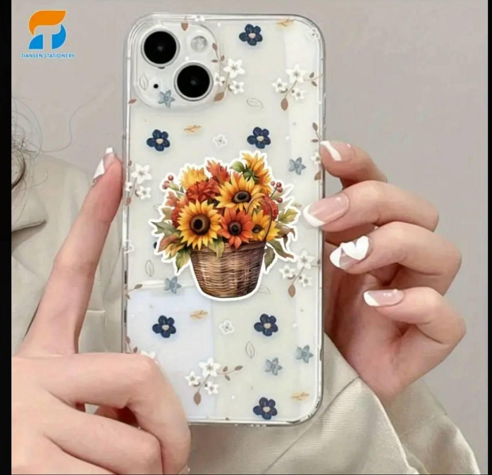 Набор осенних наклеек 50 шт – тыквы, цветы, фермерский стиль Киев - изображение 3