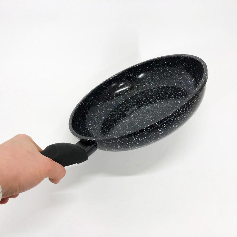 Легкая сковорода для домашней кухни UNIQUE, Сковорода глубокая для дома на долго BC-81 Львов - изображение 6