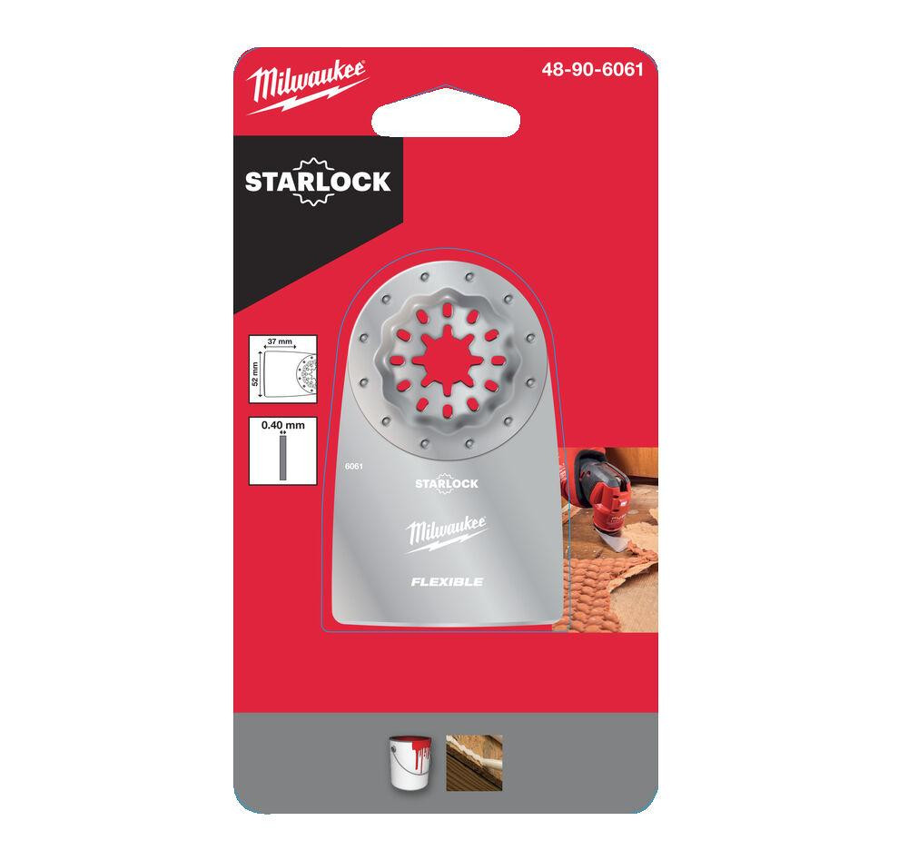 Полотно/шкребок гнучкий STARLOCK MILWAUKEE для б/функціонального інструмента, 52 x 37мм Одесса - изображение 1