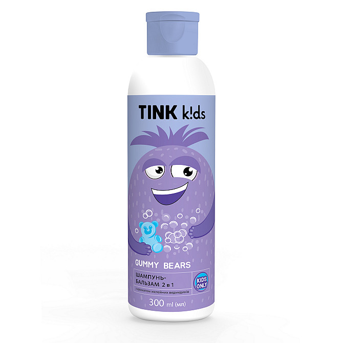 Шампунь-бальзам 2 в1 Gummy Bears kids Tink 300 мл Киев - изображение 1